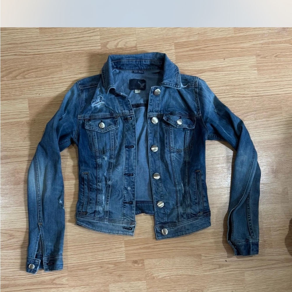 American Eagle Outfitters Blue Jean Jacket